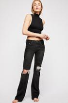 Authentic Ripped Flare Jeans By Free People